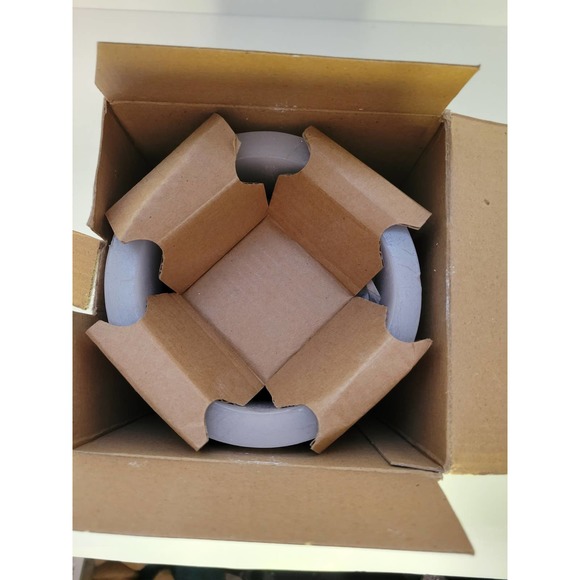 NIB PartyLite Wax Luminary L2012 Silver Stars NO TEALIGHT - Picture 5 of 10